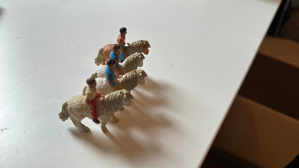 Britains pony met ruiter, Ophalen of Verzenden, Gebruikt, Paard, Beeldje of Figuurtje