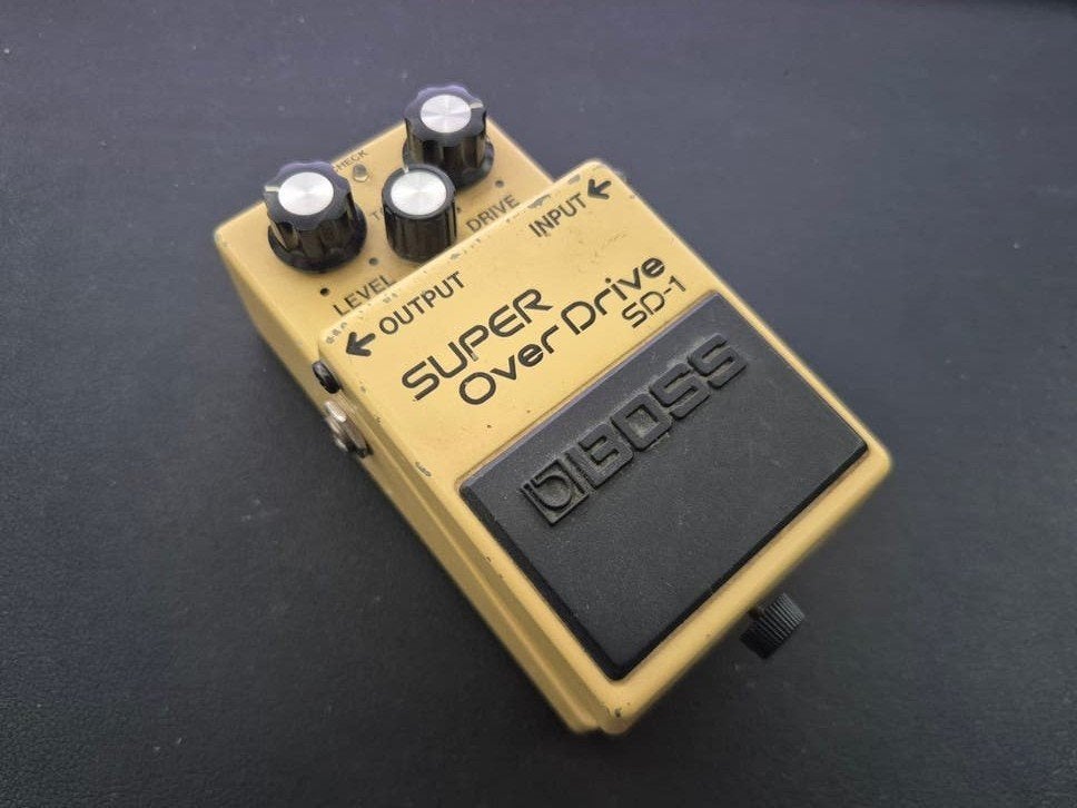 Boss Super OverDrive SD-1 - 90s Made in Taiwan, Muziek en Instrumenten, Effecten, Ophalen of Verzenden, Gebruikt, Distortion, Overdrive of Fuzz