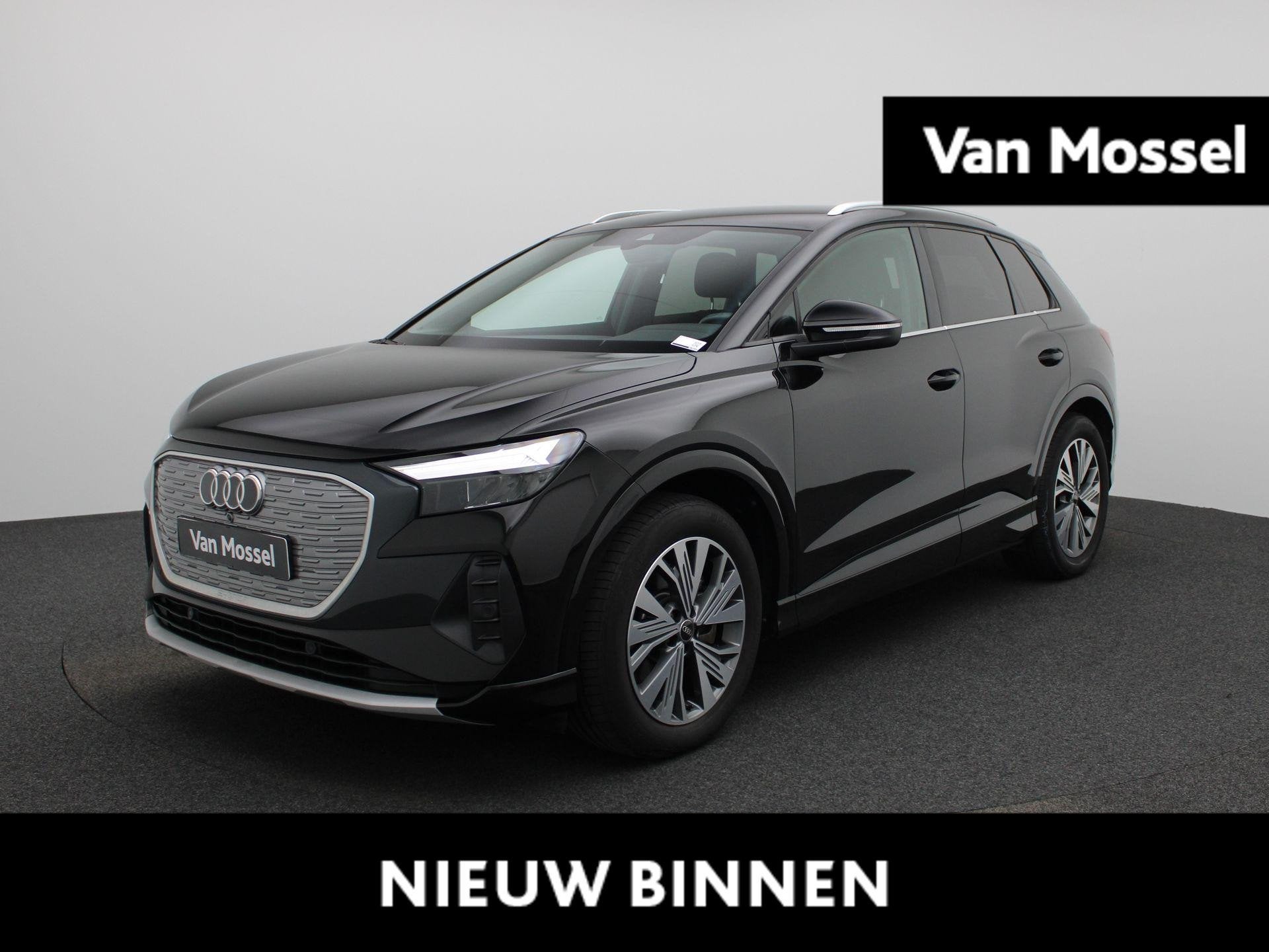 Audi Q4 e-tron 40 Advanced 77 kWh 204 PK | Automaat | Naviga, 12 maanden, Gebruikt, Zwart, 82 kWh