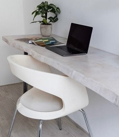 Moderne witte stoelen 4x, Ophalen, Wit, Zo goed als nieuw, Vier