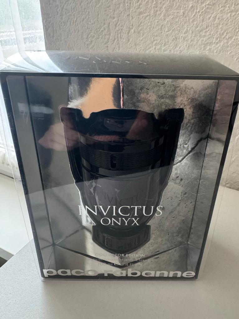 Paco Rabanne Invictus Onyx Collector Heren parfum 100ml, Ophalen of Verzenden, Zo goed als nieuw
