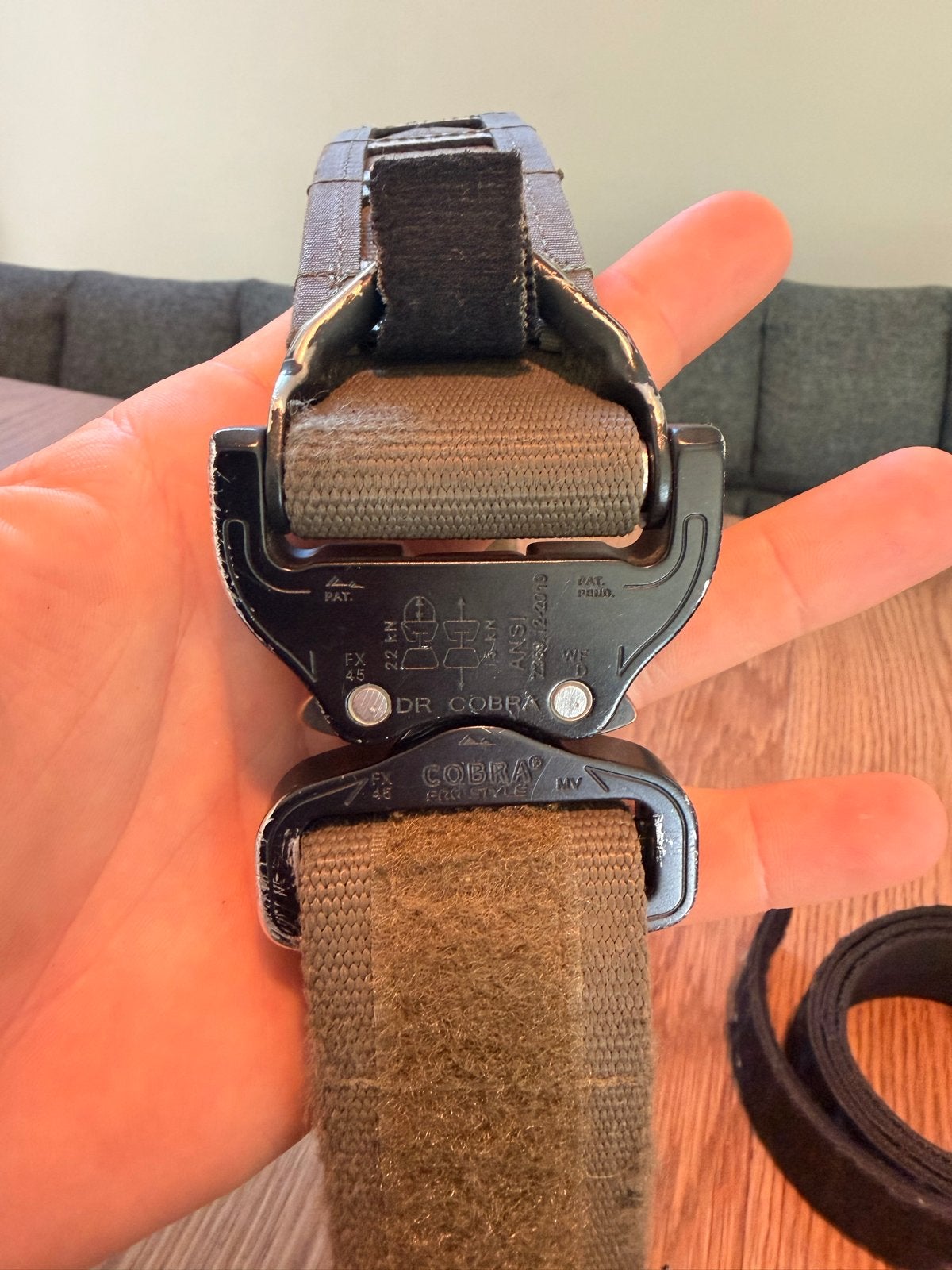 GBRS Tactische Riem met Cobra Gesp - Zo goed als nieuw, 95 tot 105 cm, Overige kleuren, Ophalen of Verzenden, Zo goed als nieuw