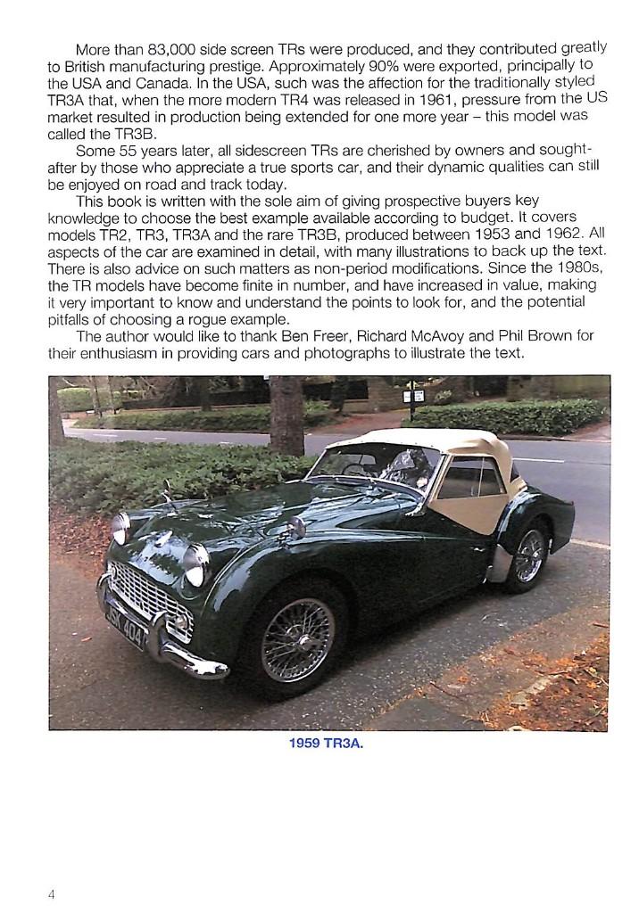 Triumph TR2, & TR3 -All models (including 3A & 3B) 1953/1962, Verzenden