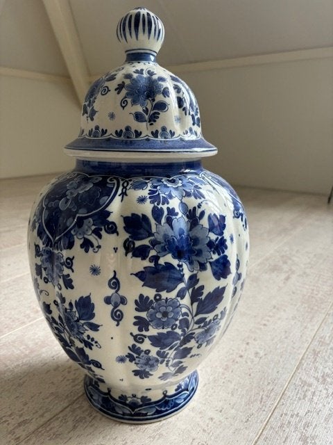 Delftsblauwe Zenith pot/vaas met deksel, Ophalen