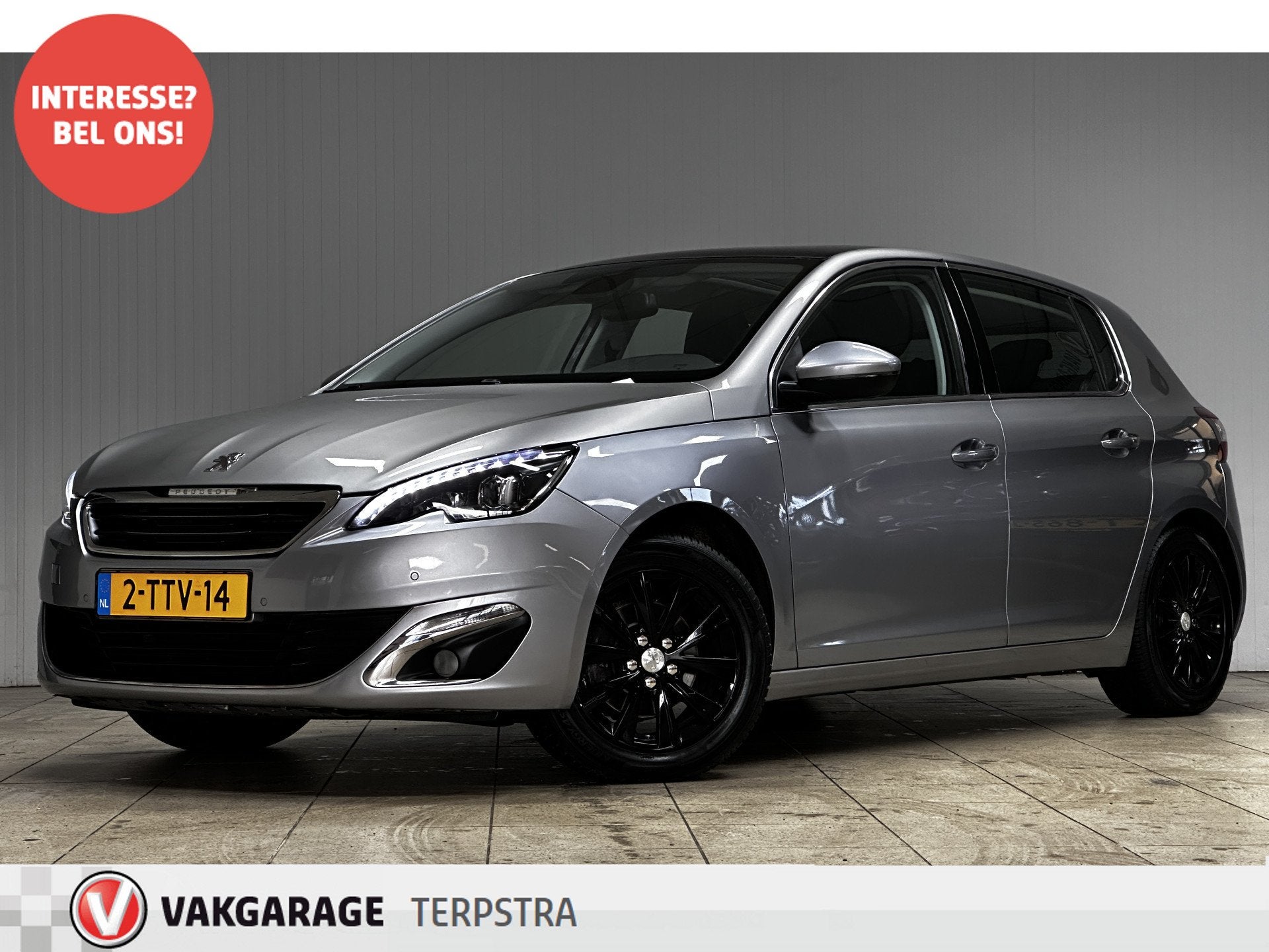 Peugeot 308 1.6 THP Première/ Trekhaak/ Panorama-Dak/ Keyle, Voorwielaandrijving, Euro 5, Stof, Zwart