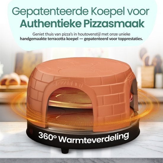 Pizzarette 8 persoons als nieuw, Ophalen of Verzenden, Zo goed als nieuw, 4 t/m 7 personen