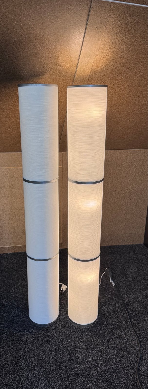 Staande lamp, 138cm hoog, Huis en Inrichting, Ophalen, E14 (klein), Zo goed als nieuw, 100 tot 150 cm