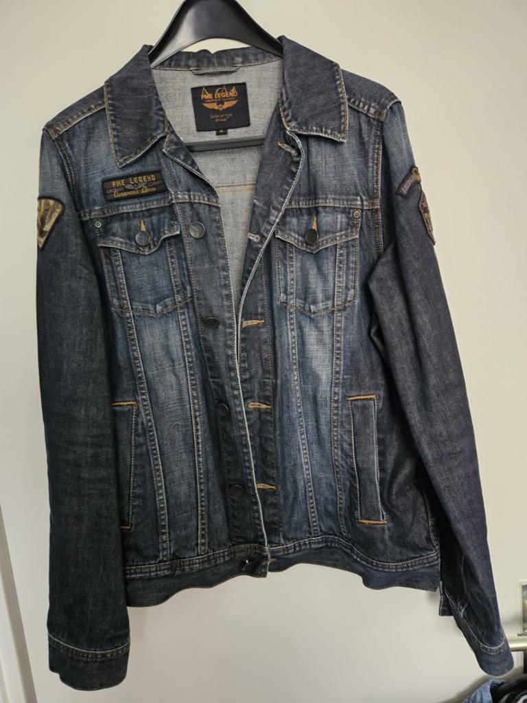 Spijkerjas PME, Ophalen, Blauw, Maat 56/58 (XL), Zo goed als nieuw