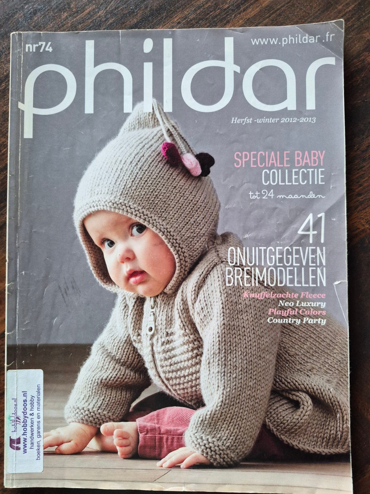 Phildar,  breien voor de baby, herfst en winter, Ophalen of Verzenden, Zo goed als nieuw, Breien, Patroon of Boek