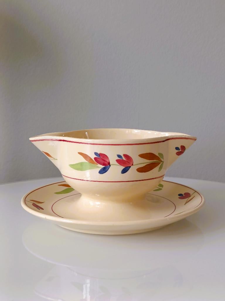 Vintage sauskom 'Jeannine', Ophalen of Verzenden, Zo goed als nieuw, Kom(men), Overige stijlen