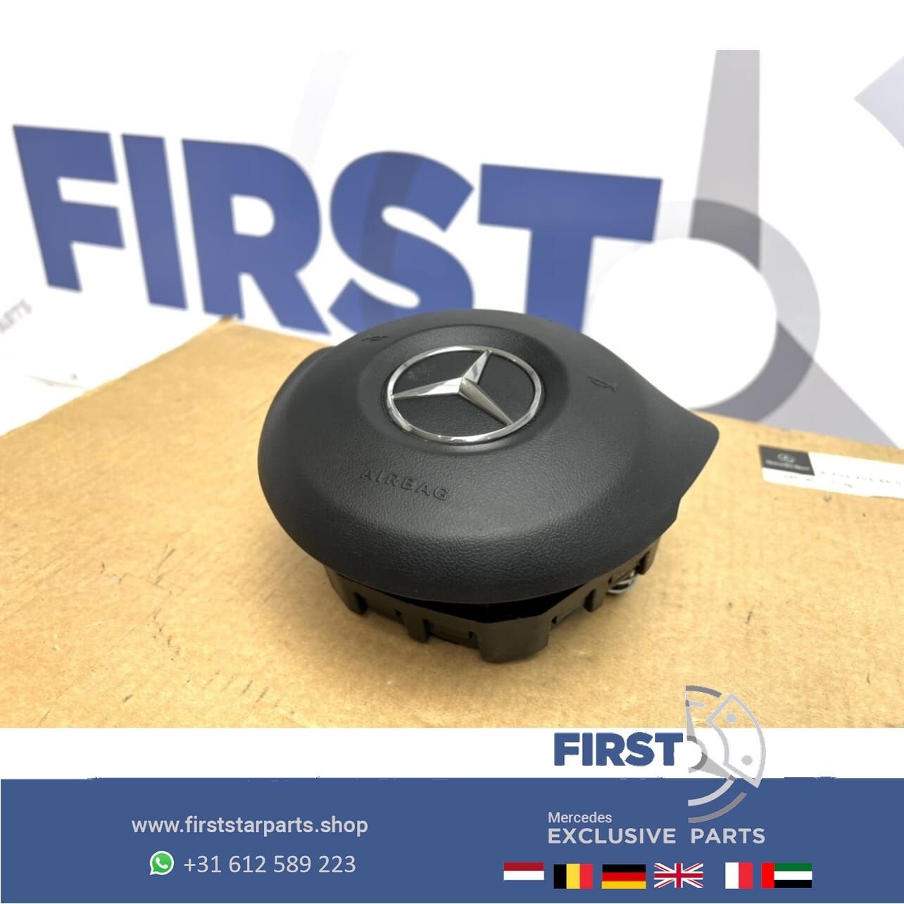 2017 AMG Facelift STUUR AIRBAG A B C CLA E G GLA GLC GLE S K, Auto-onderdelen, Dashboard en Schakelaars, Gebruikt, -, Ophalen of Verzenden
