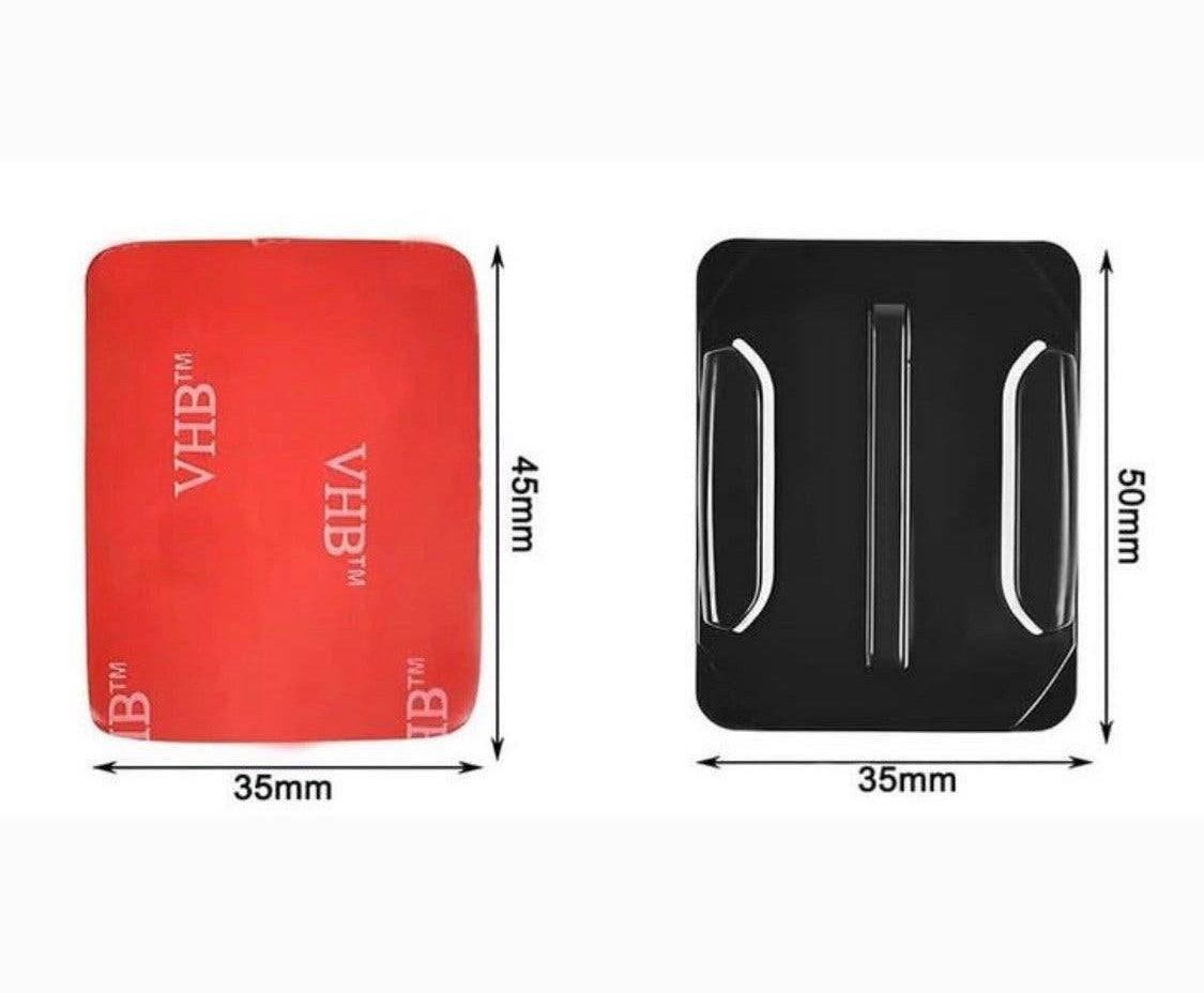 7x Platte Zelfklevende Pads Wolfang Action Camera, Ophalen of Verzenden, Nieuw, Overige merken