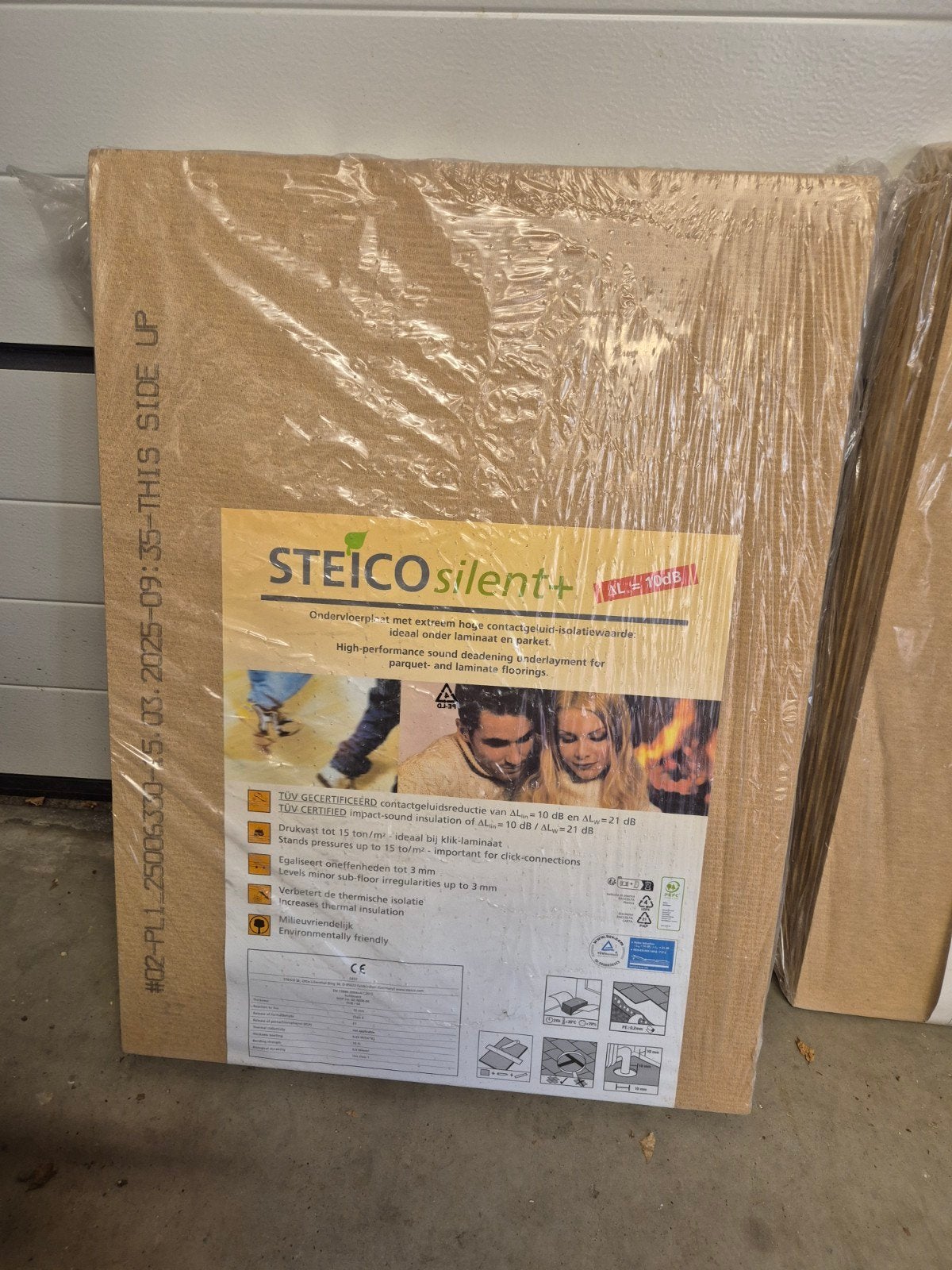 Steico Silent+ Ondervloerplaten - Geluidsisolatie, Ophalen, Geluidsisolerend, Bruin, Overige typen