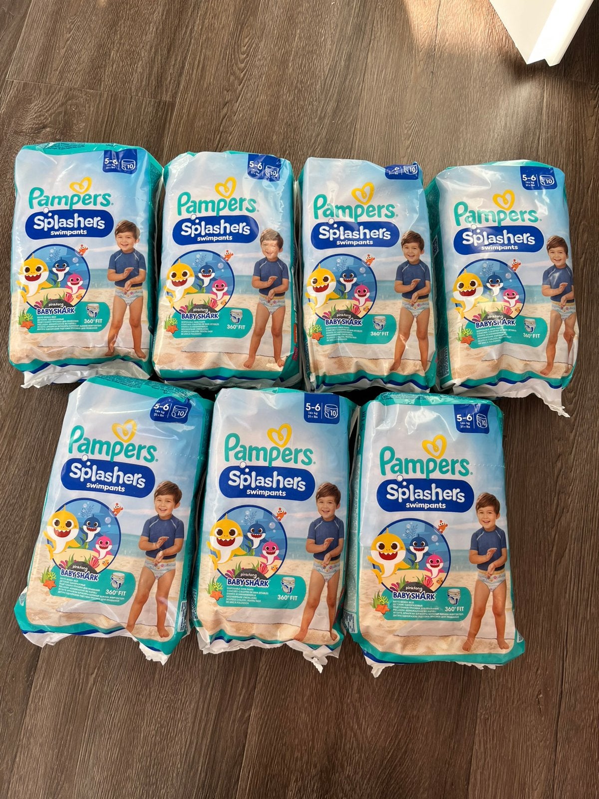 7 pakken zwemluiers, Ophalen, Jongetje of Meisje, Overige maten, Zo goed als nieuw