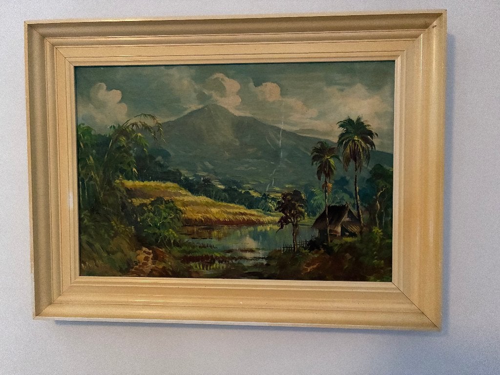 Schilderij A. Rochma, Antiek en Kunst, Kunst | Schilderijen | Klassiek, Ophalen, Overige stijlen, Doek, Ingelijst