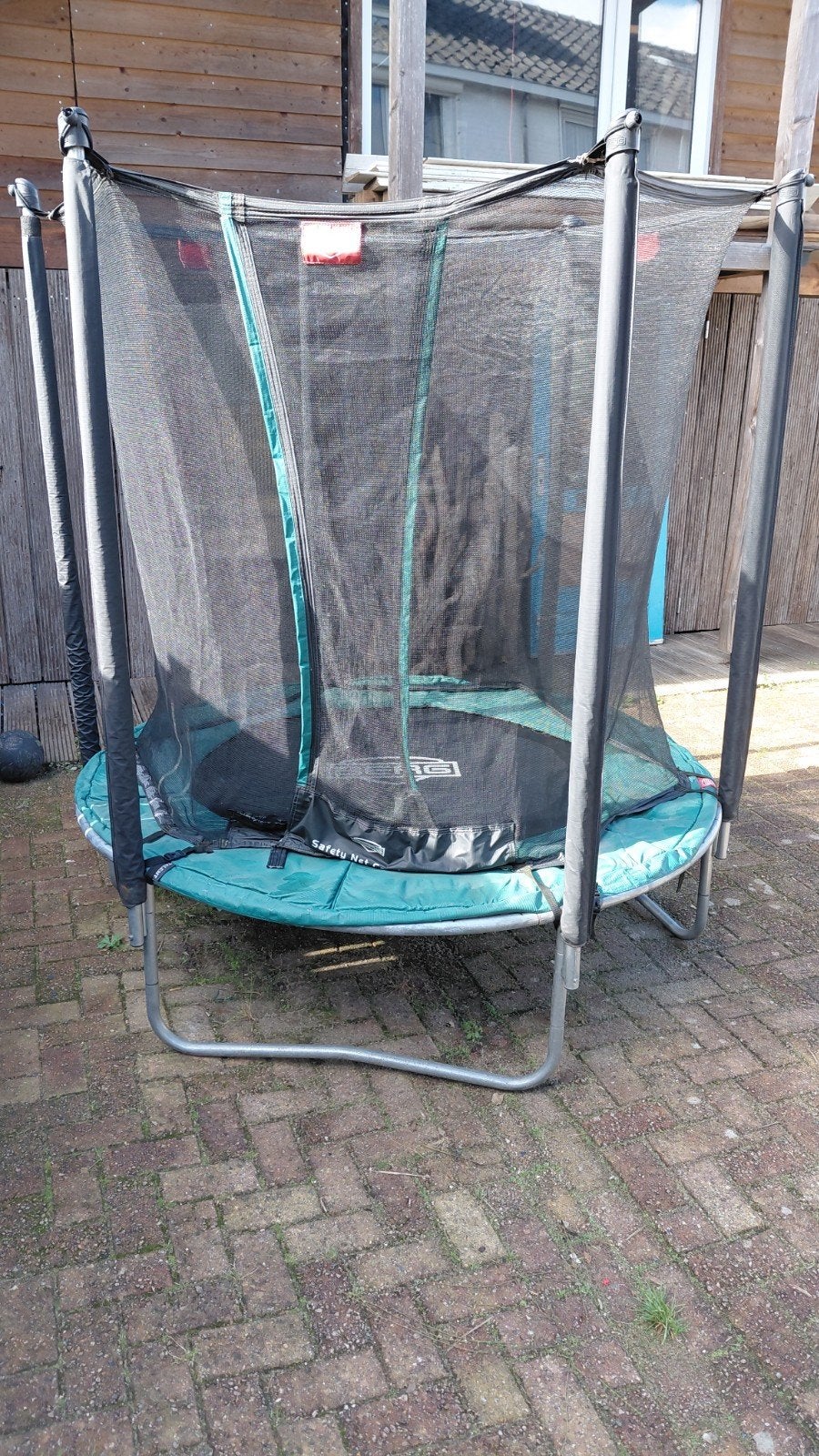 BERG Trampoline met veiligheidsnet - 185 cm doorsnee, Ophalen, Gebruikt