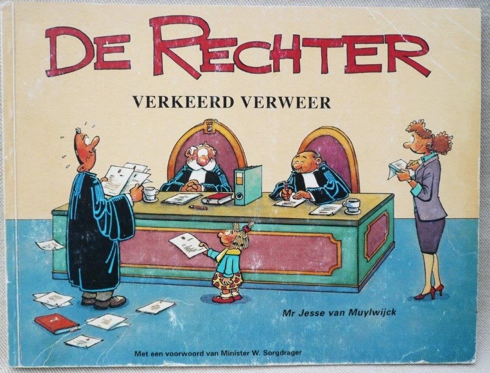 Jesse van Muylwijck De Rechter 2 Verkeerd verweer. 1996., Boeken, Gelezen, Jesse van Muylwijck, Eén stripboek, Ophalen of Verzenden