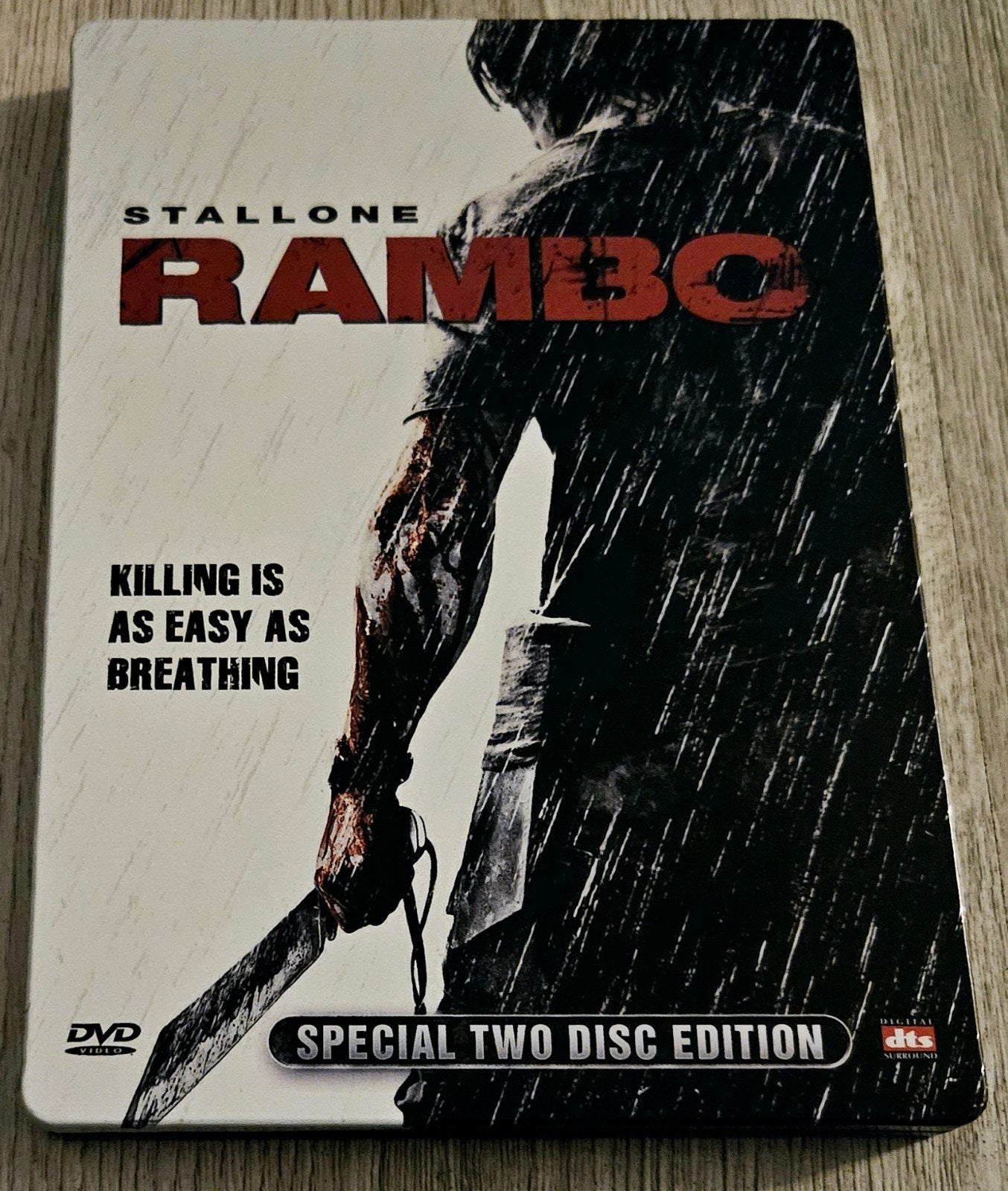 Rambo - Special Two Disc Edition (Steelbook DVD), Vanaf 16 jaar, Nederlands, Actiethriller, Ophalen of Verzenden