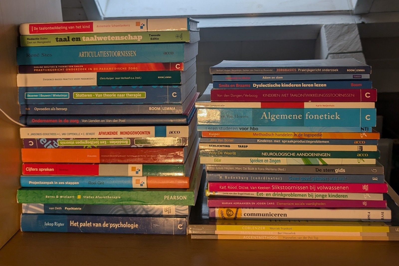 Logopedie studieboeken, Boeken, Ophalen of Verzenden, Zo goed als nieuw, School, Studie en Wetenschap