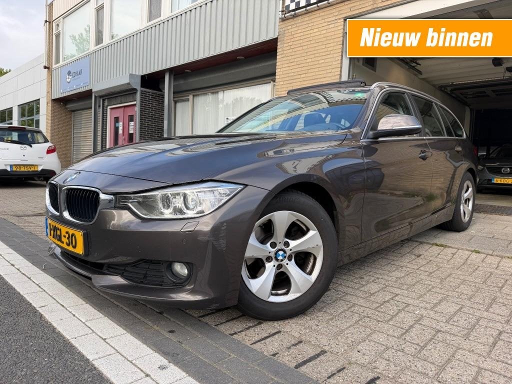 Bmw 3-SERIE 320d EfficientDynamics Edition Hi Executive LEER, Auto's, Automaat, Euro 5, 4 cilinders, Bruin