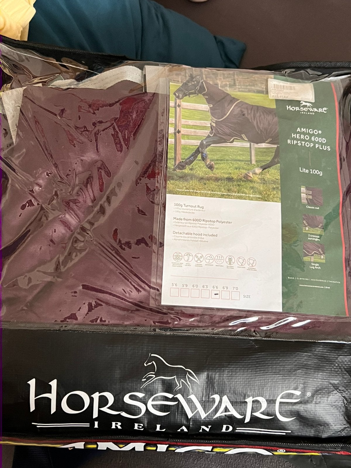 2 x Amigo horseware deken 100 en 200 gram, Dieren en Toebehoren, Ophalen of Verzenden, Gebruikt