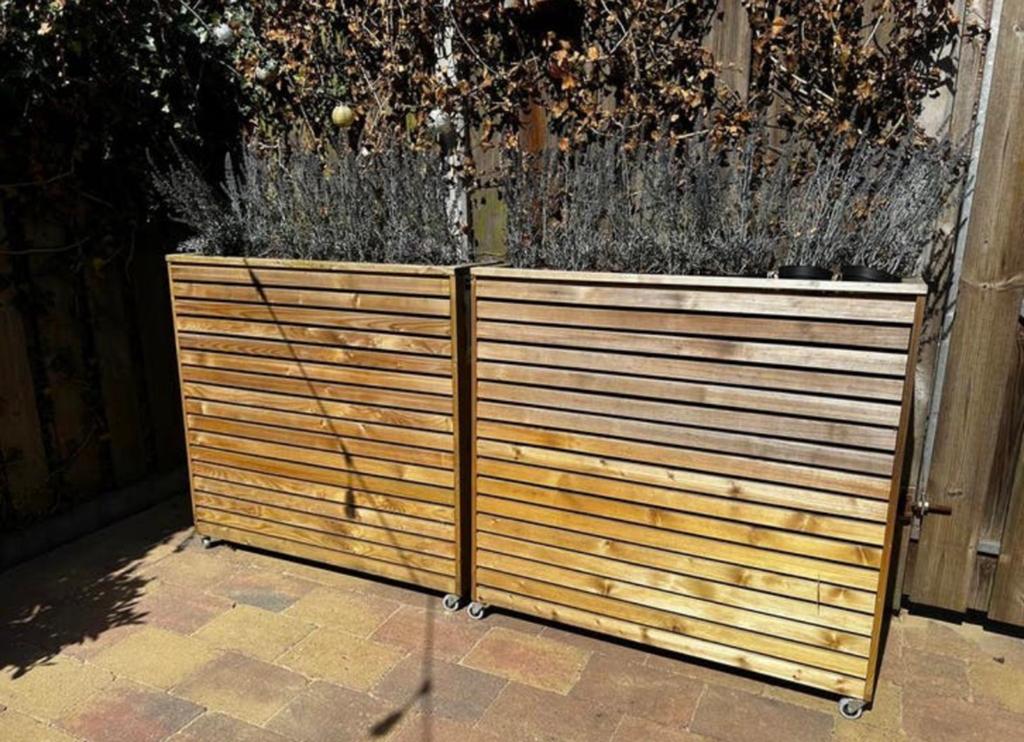 Tuinbak op wielen - Klikoafscheiding!, Ophalen, Gebruikt, Minder dan 100 cm, 100 tot 150 cm