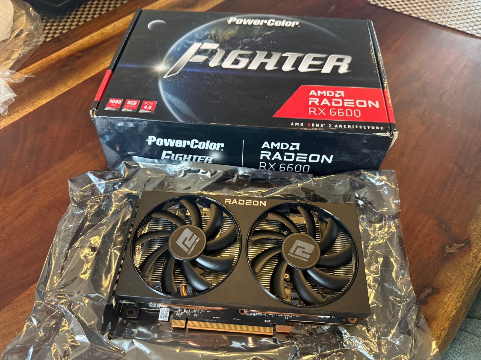 Rx 6600 Powercolor GPU AMD, Computers en Software, Videokaarten, Ophalen, Zo goed als nieuw, GDDR6, PCI-Express 4