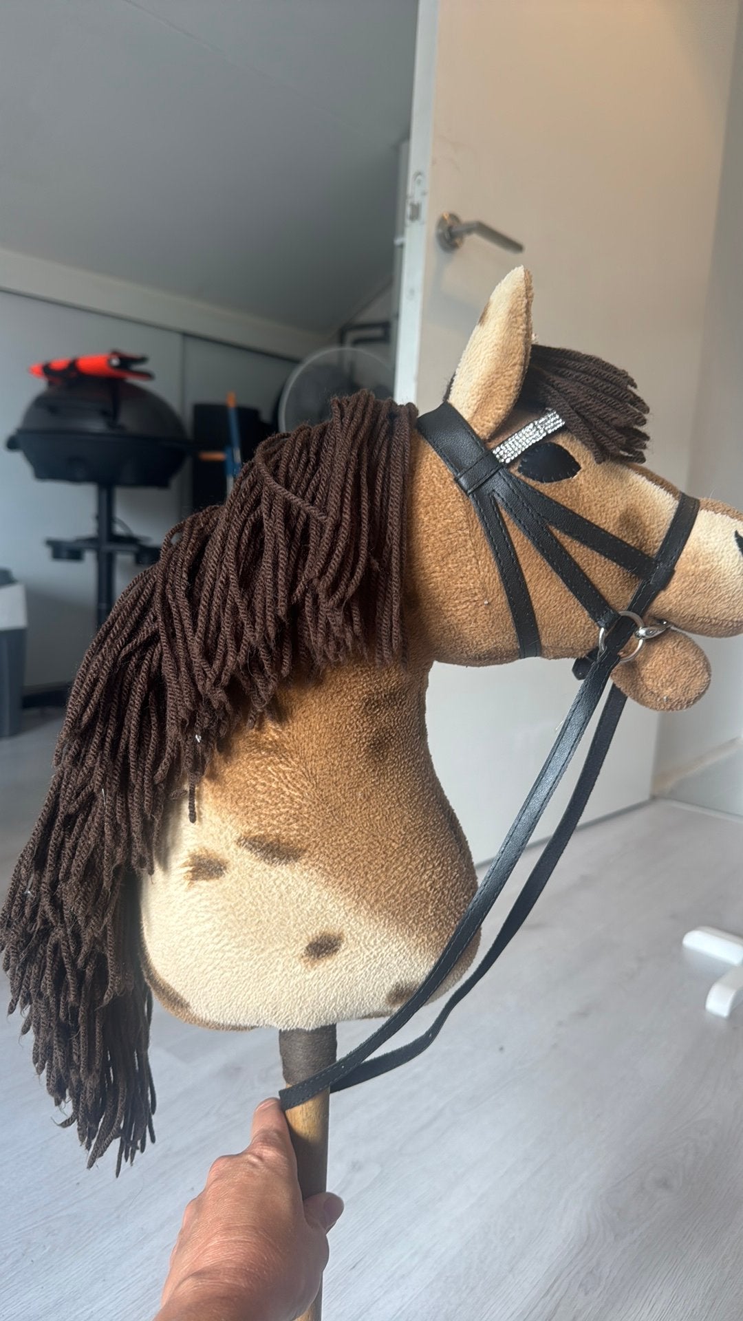 Hobby horse inclusief hoofdstel, Ophalen of Verzenden, Zo goed als nieuw