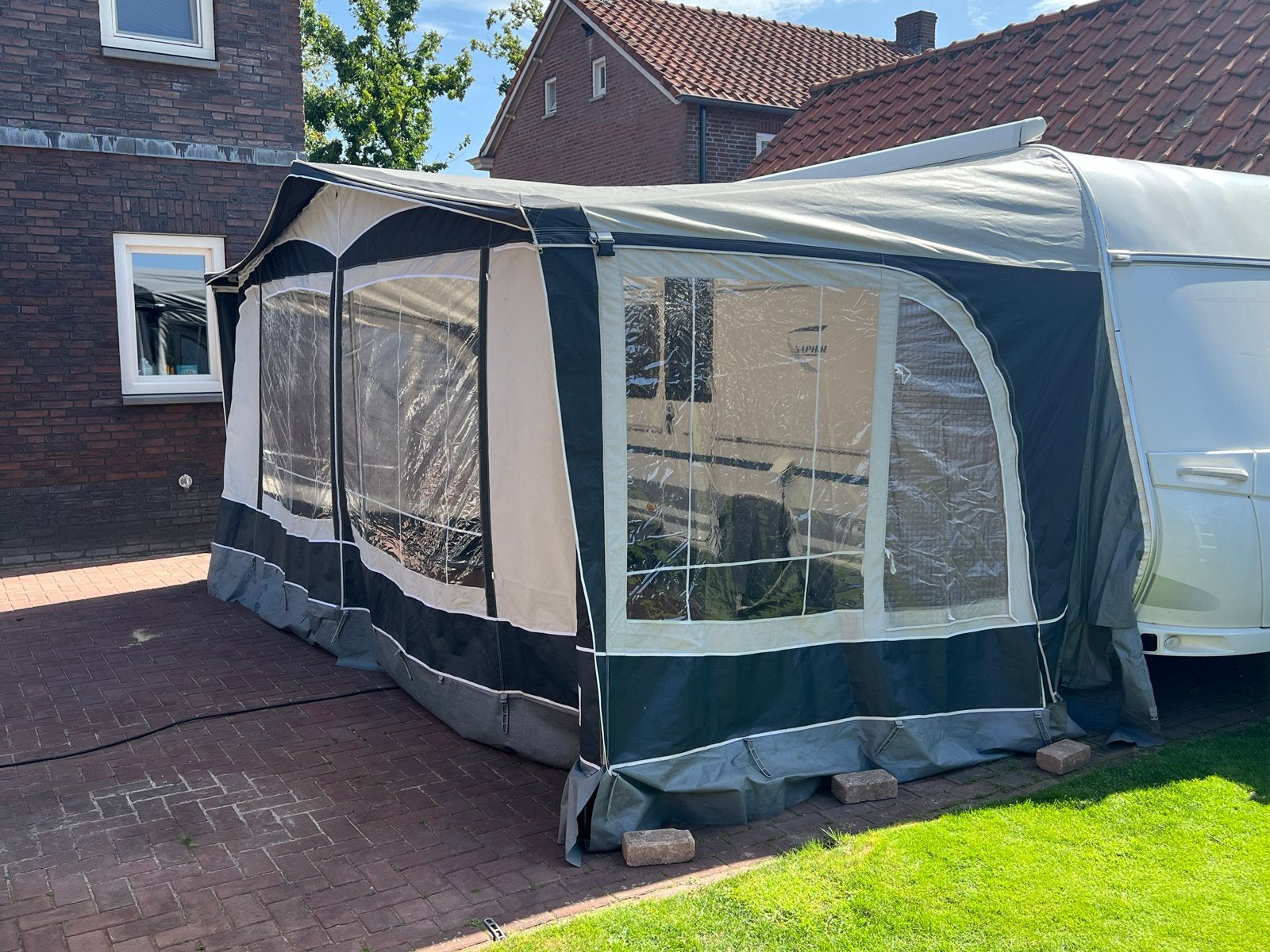 Dorema Multi Nova Excellent Voortent Maat 13/SF (950-975 cm), Caravans en Kamperen, Ophalen of Verzenden, Gebruikt, Dorema