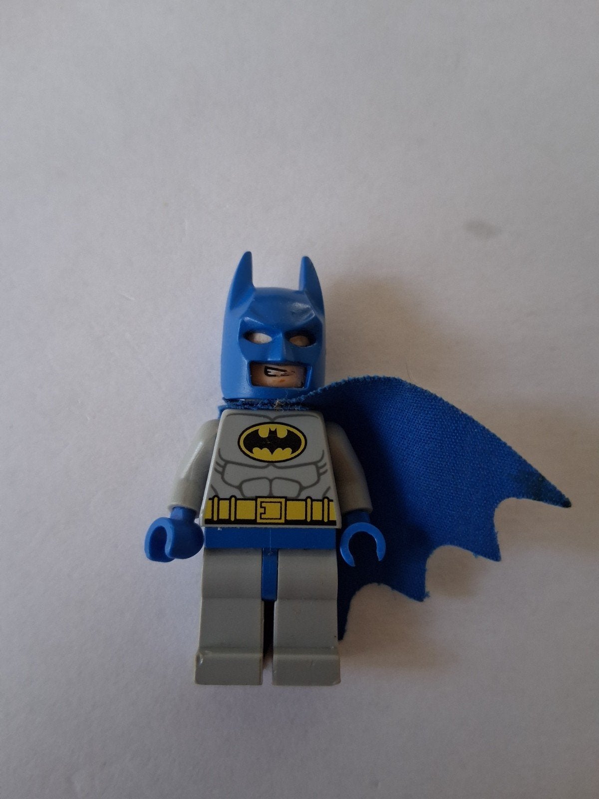 Lego Batman minifiguur met blauwe cape, Ophalen of Verzenden, Gebruikt, Overige merken