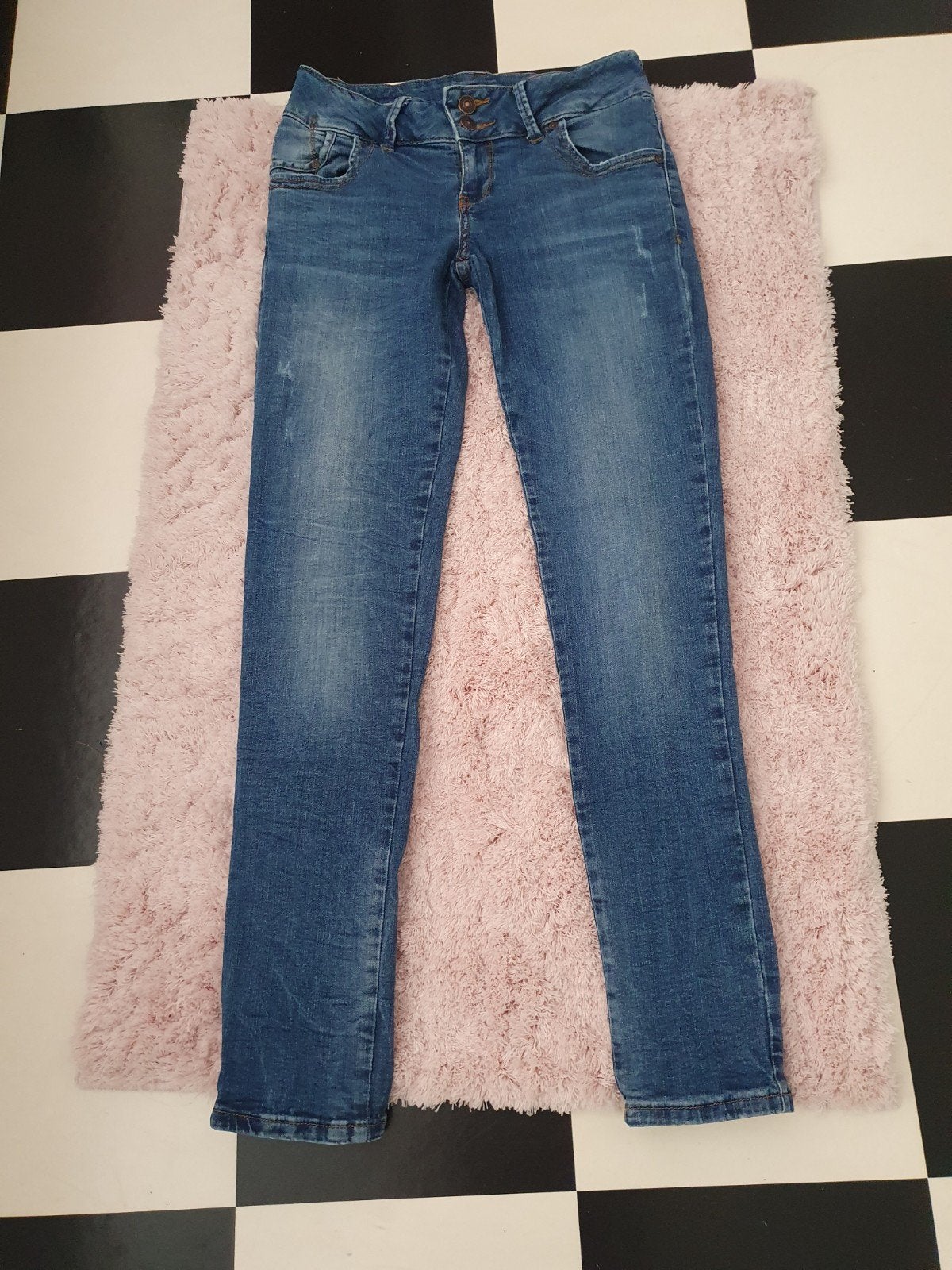 LTB Jeans Molly mt 28/30 blauw., Blauw, Ophalen of Verzenden, LTB, W28 - W29 (confectie 36)