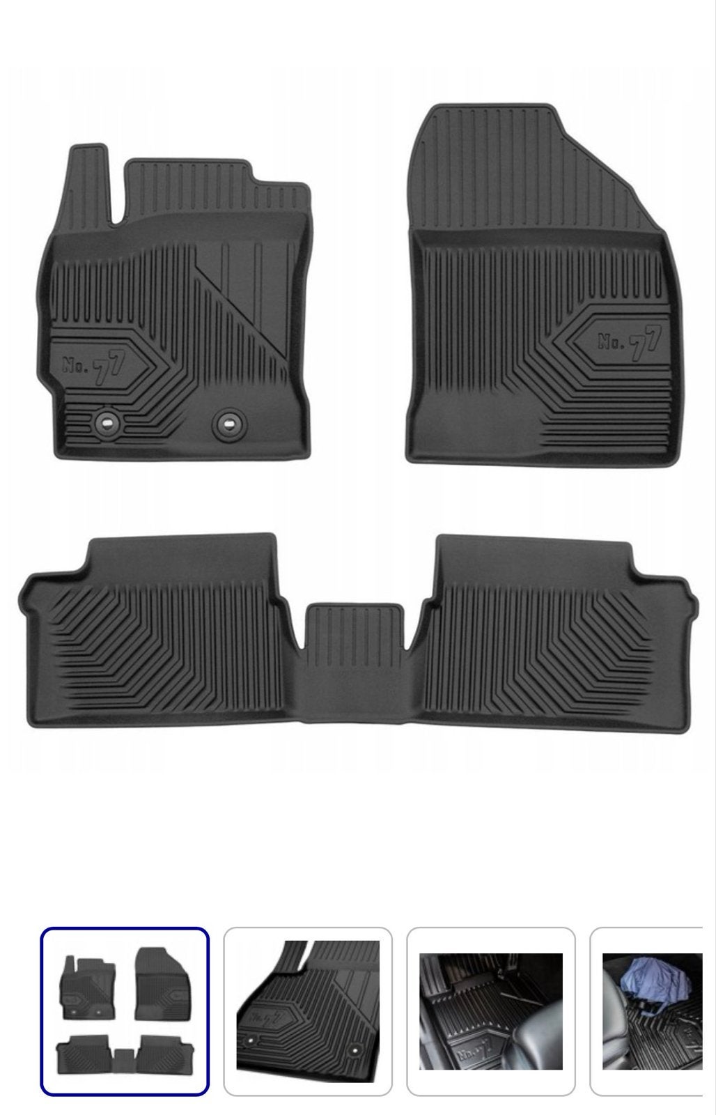 Rubberen mattenset Toyota Auris Touring Sports 2013-2020, Ophalen, Gebruikt