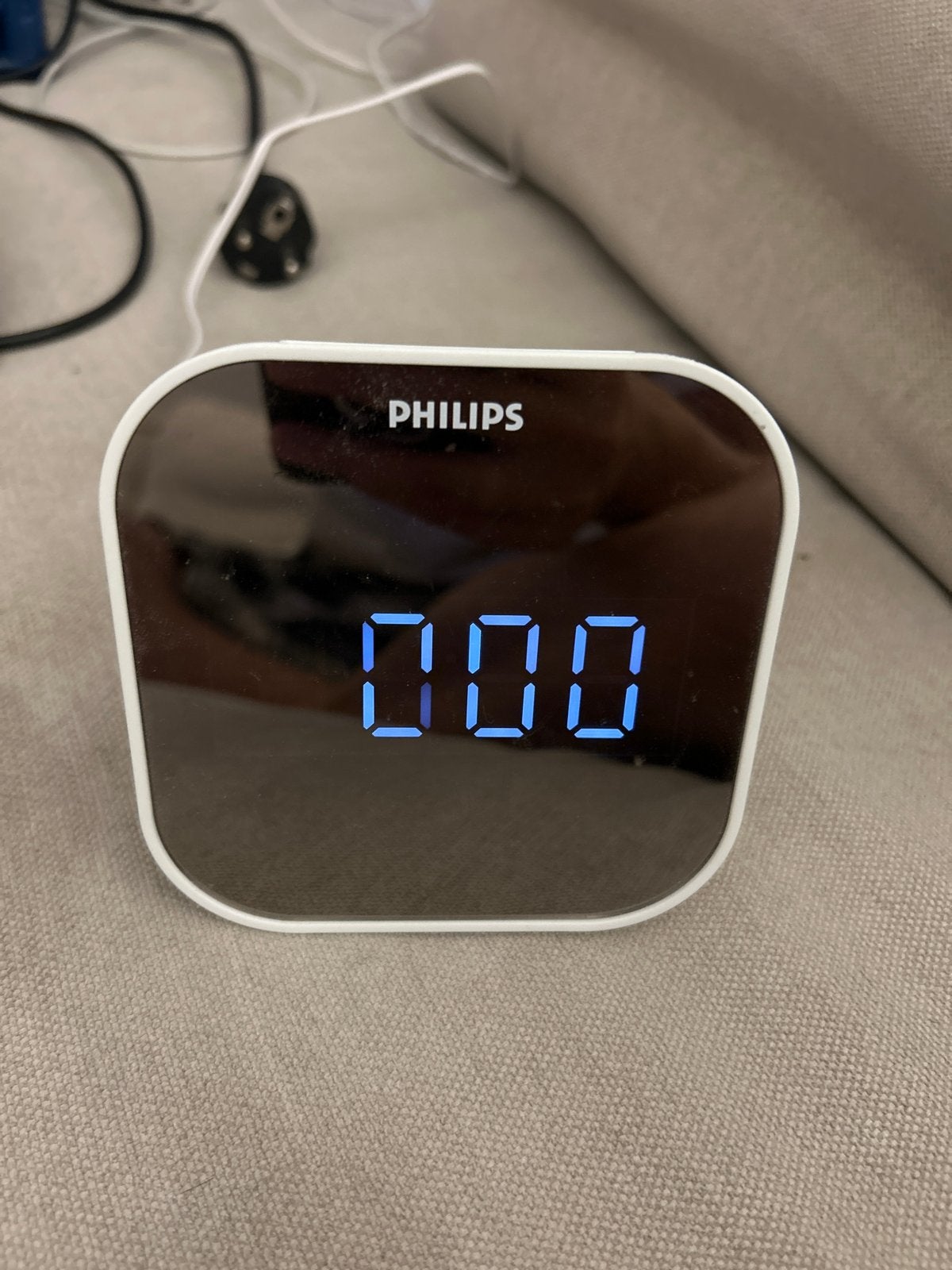 Philips Wekker Radio TAR4406/12 - Wit, Ophalen of Verzenden, Gebruikt, Radio