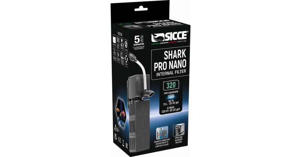 sicce shark pro nano 320 interne filter €36,95, .., ., Overige typen, Nieuw