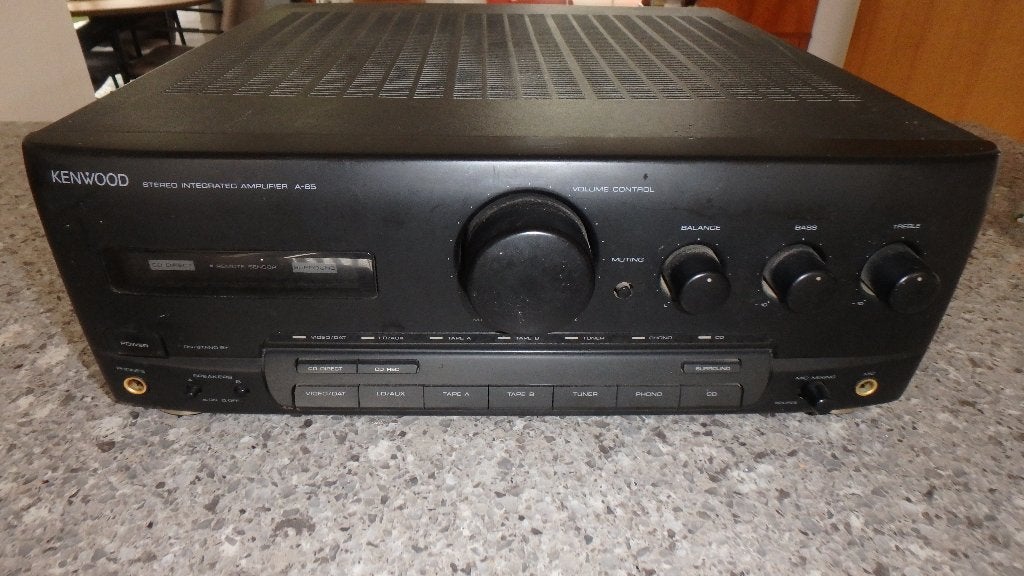 Kenwood A65 versterker, Audio, Tv en Foto, Versterkers en Receivers, Overige merken, Gebruikt, Ophalen of Verzenden, 60 tot 120 watt