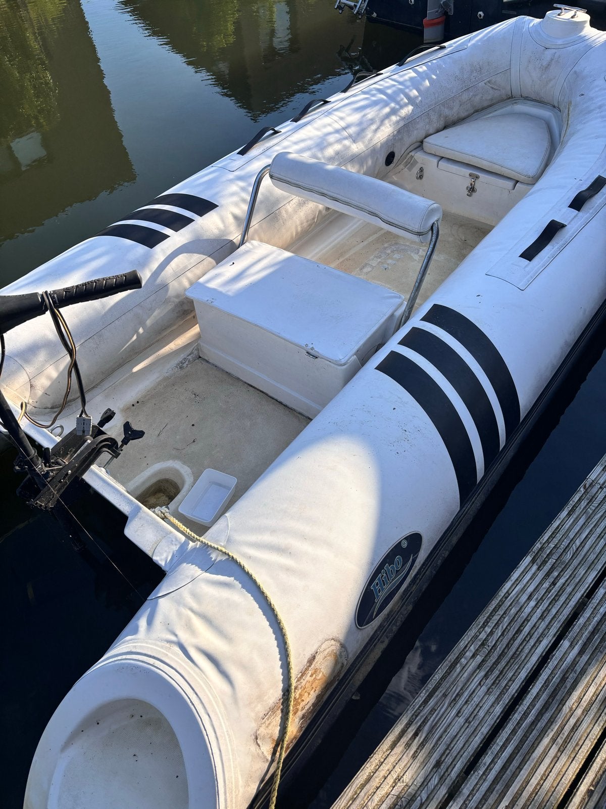 Hibo RIB-360 Rubberboot, Watersport en Boten, Buitenboordmotor, Hibo, Ophalen, Polyester/glasvezel