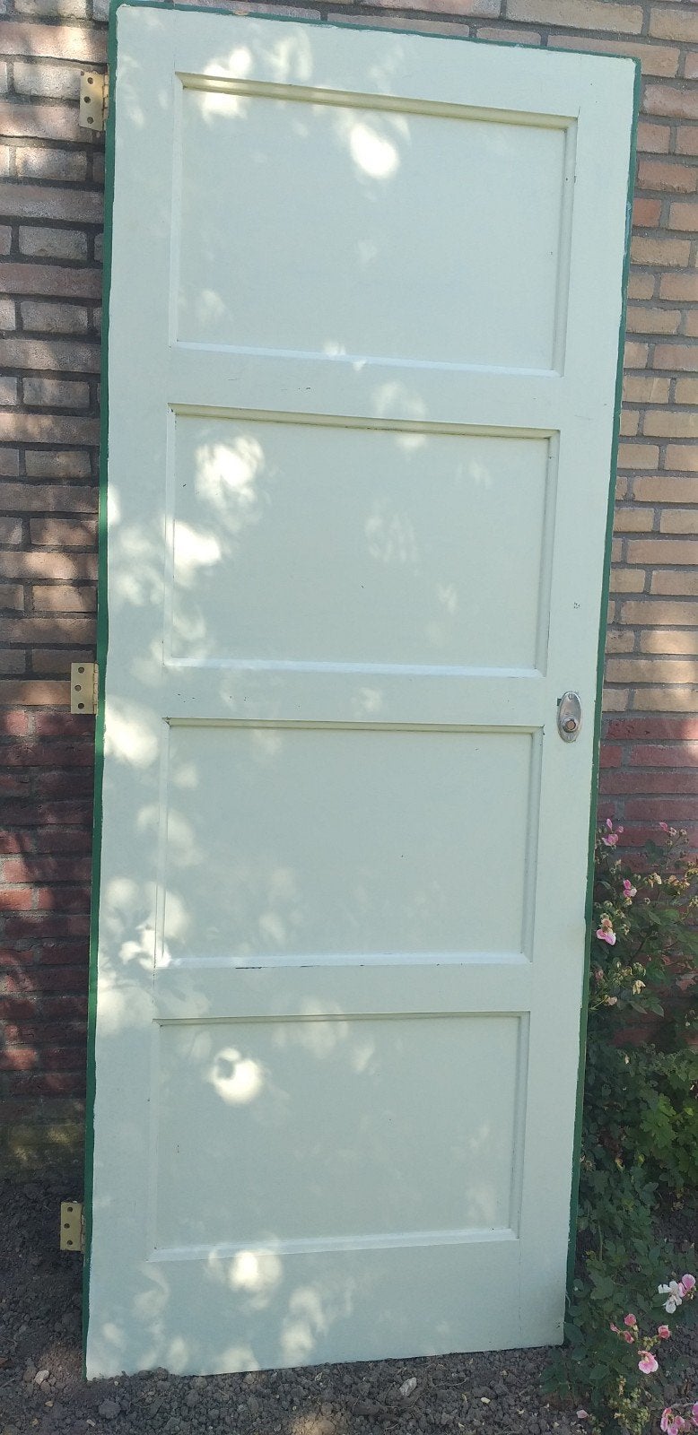 Paneeldeur - Klassieke binnendeur met 4 panelen, Ophalen, Gebruikt, 80 tot 100 cm, Binnendeur