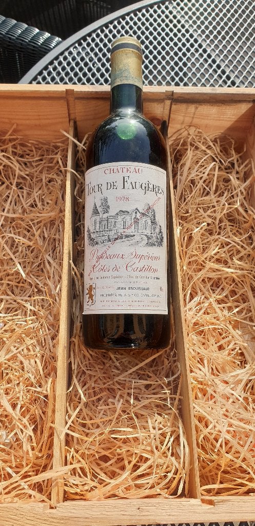 Chanteau Tour De Faugeres Cotes de Castilon 1978, Frankrijk, Nieuw, Ophalen of Verzenden, Rode wijn