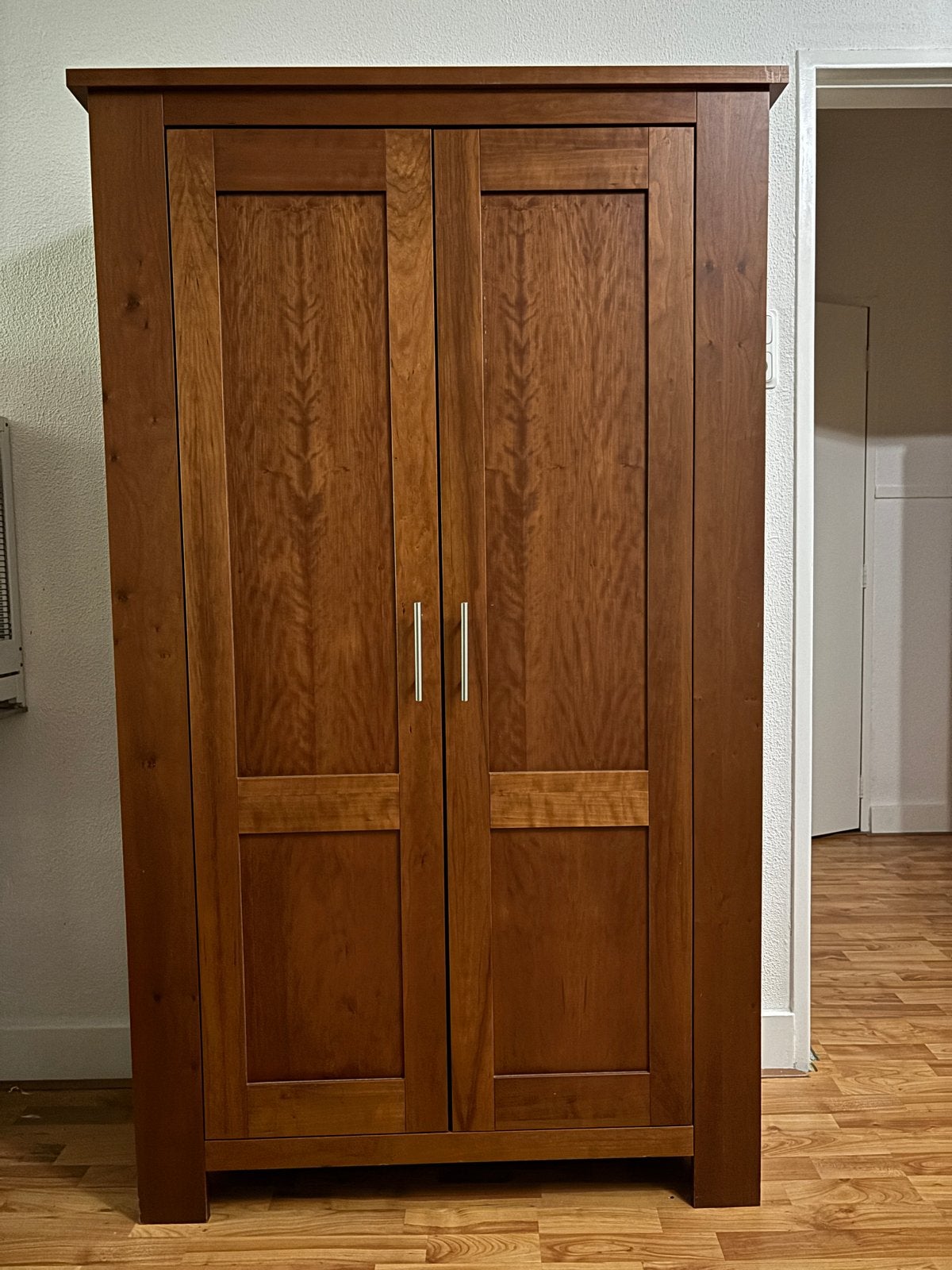Eikenfineer Kast - Gebruikt - 181x108x40,5 cm, Huis en Inrichting, Kasten | Overige, Ophalen, Gebruikt
