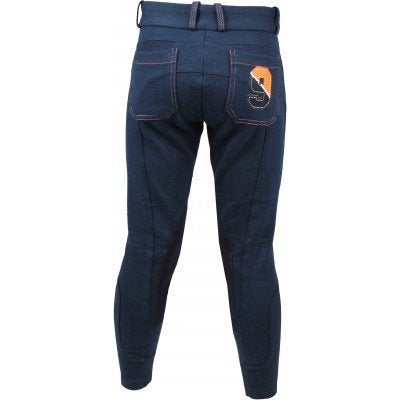 Blauwe Red Horse Dylan jongens rijbroek maat 140 en 152, Ritssluiting, Blauw, Ampèrestraat 15-178013PT Zwolle, Kinderen
