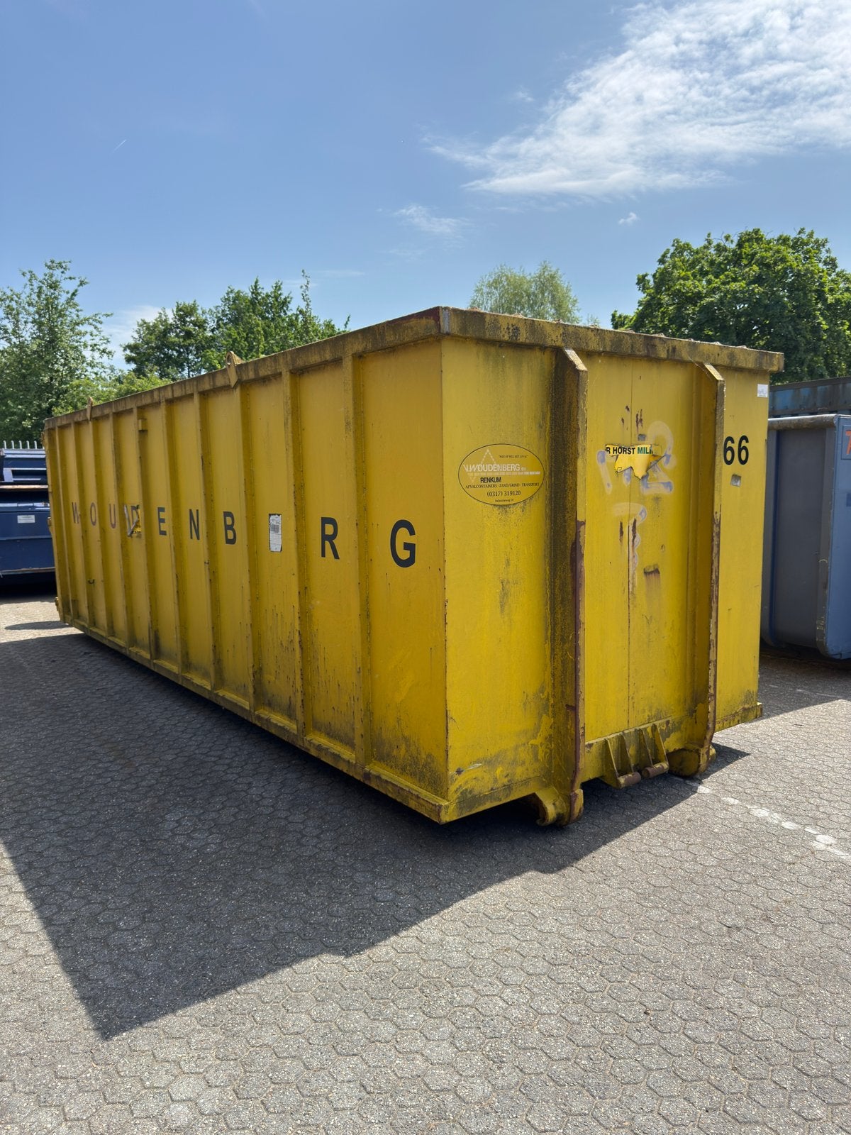 2x 20 m3 dichte containers 1x 12 m3 dichte container, Zakelijke goederen, Machines en Bouw | Keten en Containers, Ophalen