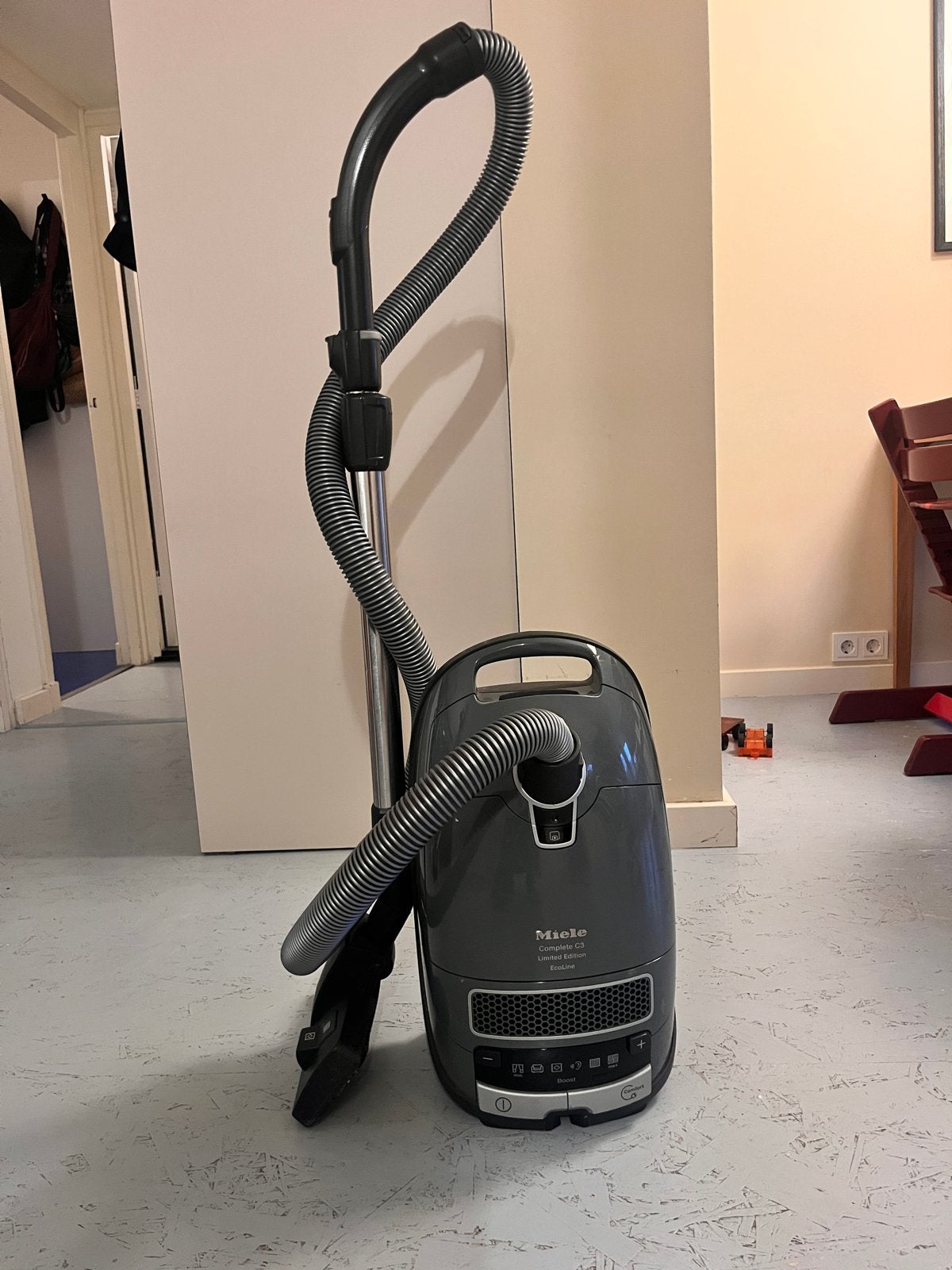 Miele Complete C3 Limited Edition EcoLine stofzuiger, Inclusief accessoires, Zo goed als nieuw, Miele, Sledestofzuiger
