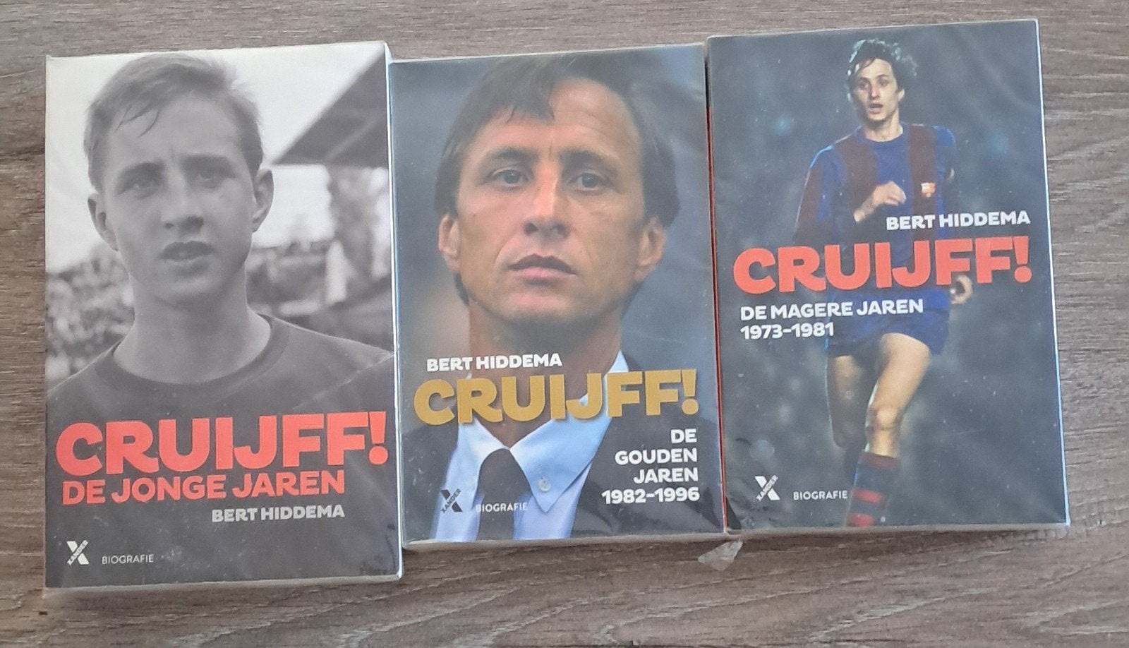 Cruijff! De complete biografie (3 delen) - Bert Hiddema, Verzamelen, Ophalen of Verzenden, Nieuw, Ajax, Boek of Tijdschrift