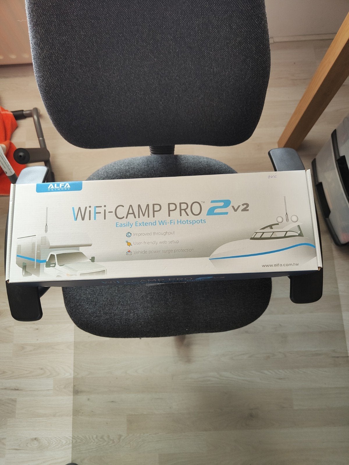 Alfa WiFi-CAMP PRO 2 v2 WiFi Hotspot Extender, Ophalen of Verzenden, Zo goed als nieuw, Router, Alfa