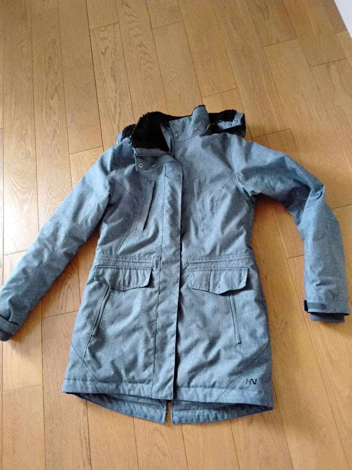 z.g a n outdoor 3/4 parka jas mt M( Human Nature), Ophalen, Zo goed als nieuw, Grijs