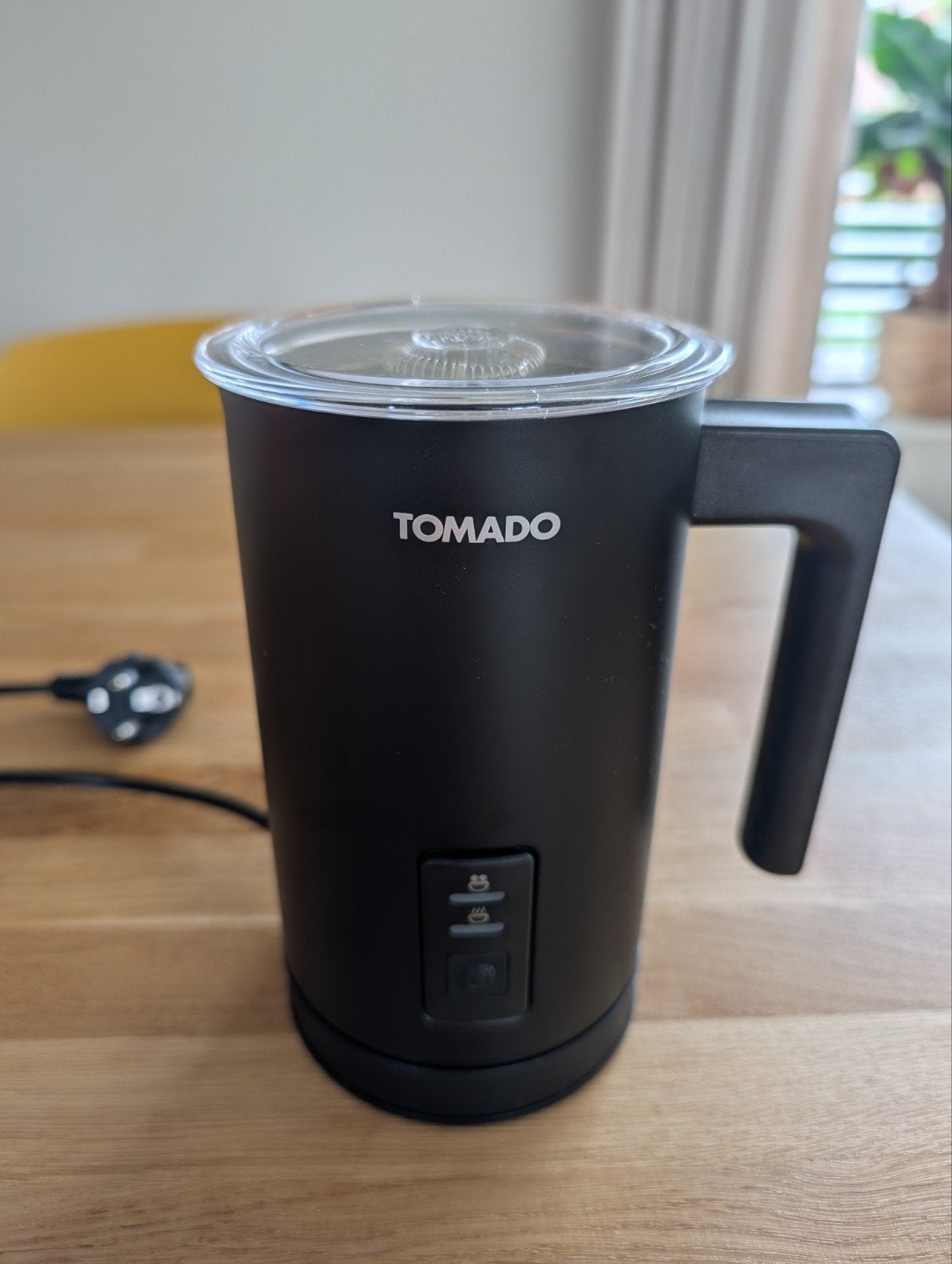 Tomado Melkopschuimer - Zwart - Nieuw, Witgoed en Apparatuur, Stoompijpje, Overige modellen, Overige typen, Ophalen of Verzenden