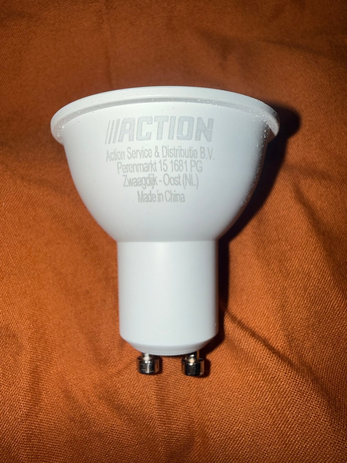 29x Action GU10 LED spots 2.9W 3000K warm wit, Led-lamp, GU10, Ophalen of Verzenden, Zo goed als nieuw