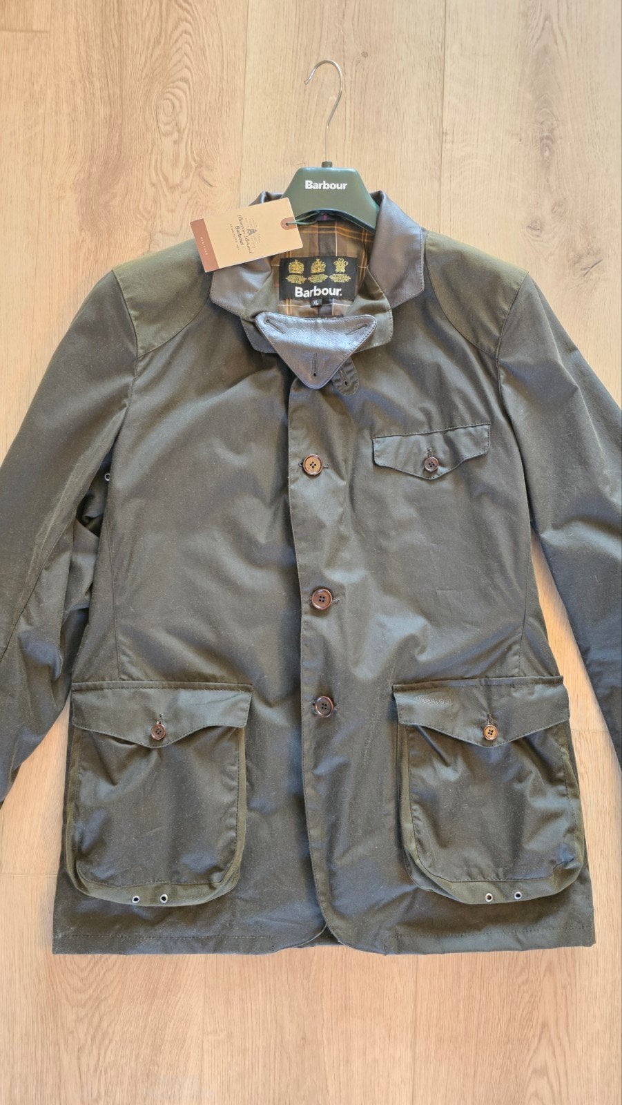 Barbour Beacon Sports Jacket Olive  Skyfall James Bond, Kleding | Heren, Ophalen of Verzenden, Nieuw, Maat 56/58 (XL), Groen