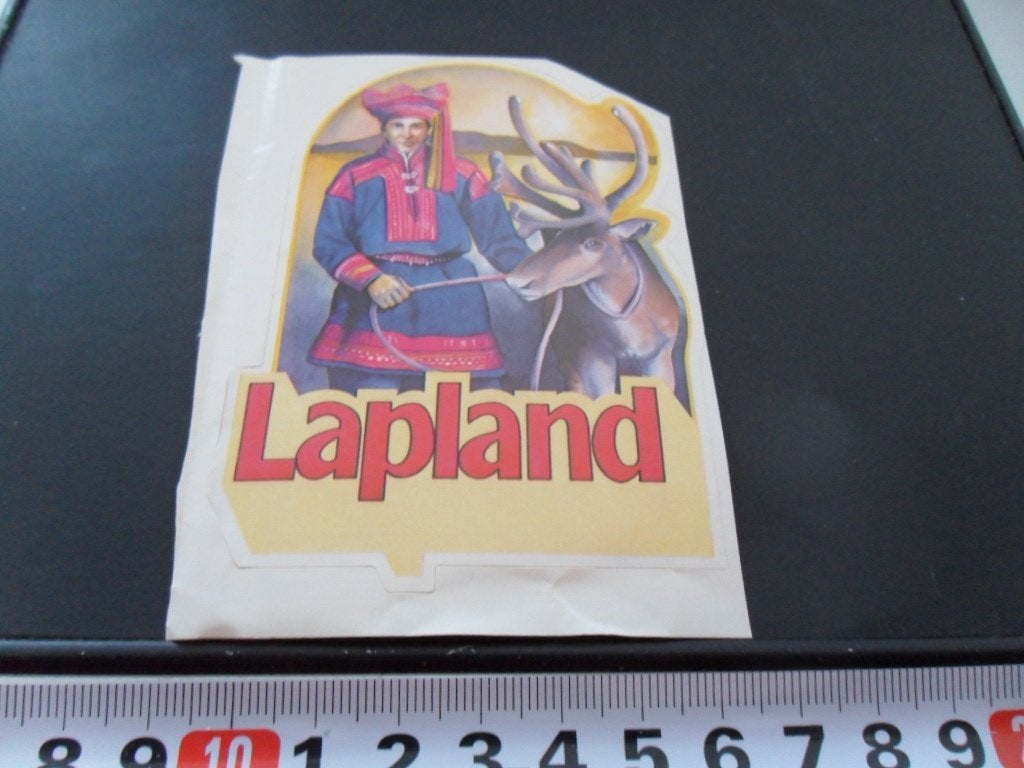 sticker LAPLAND strip klederdracht eland, Ophalen of Verzenden, Zo goed als nieuw