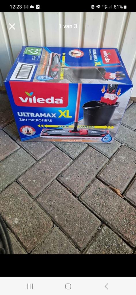 Dweil nieuw in doos!, Ophalen